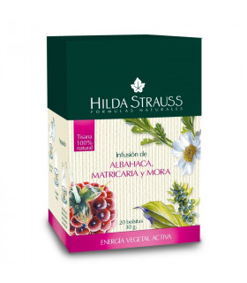Infusión de Albahaca, Matricaria y Mora