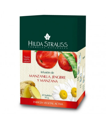 Infusión de Manzanilla, Jengibre y Manzana