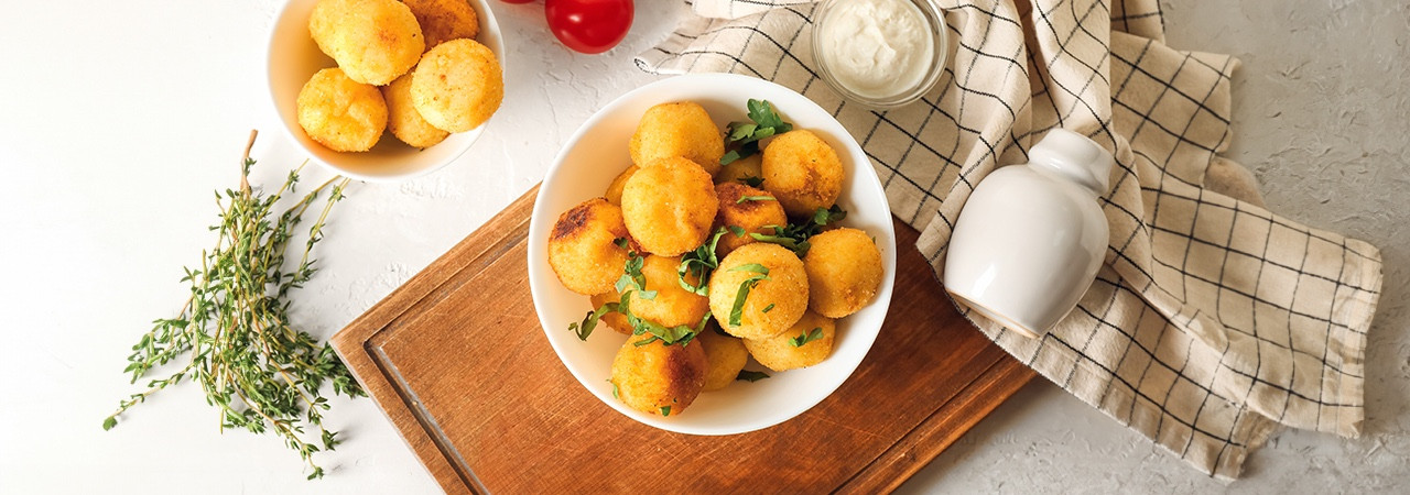 Croquetas de papa - Receta