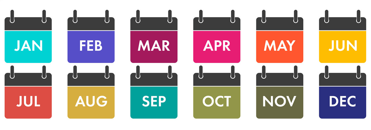 Los meses del año